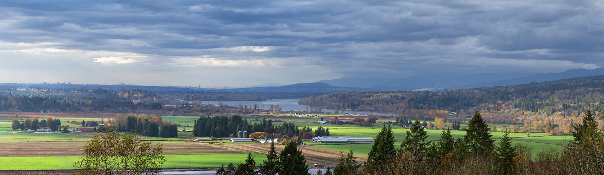 Fields at Lush Valley Farm in Langley, BC